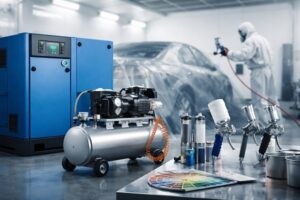 چگونه کمپرسور مناسب برای رنگ‌کاری صنعتی انتخاب کنیم؟