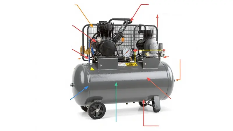 چرا کمپرسور هوا یکسره کار می‌کند؟